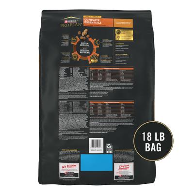 Show full view: Purina Pro Plan Complete Essentials Adult 7+ Shredded Blend Chicken & Rice High Protein Formula with Probiotics Dry Dog Food, 18-lb bag slide 3 of 12