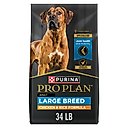Purina Pro Plan Adult Large Breed High Protein Chicken & Rice Dry Dog Food, 34-lb bag