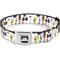 Show in main carousel: Buckle-Down Star Wars Classic Characters Collage Metal Seatbelt Buckle Dog Collar, White, Medium: 16 to 23-in neck, 1.5-in wide slide 1 of 11