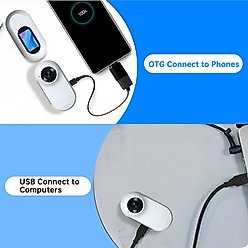 Luckylala Pet Tracking Camera Collar, White, 32 GB slide 2 of 9