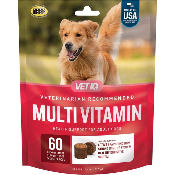 VetIQ Hickory Smoke Flavor Soft Chew Multivitamin for Dogs