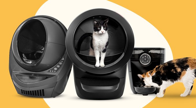 Lr3 Robot Open Air Litter Box Litter-Robot LR3-1000 Self-Cleaning