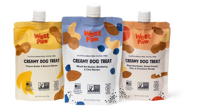 West Paw Zogoflex Toppl Tough Treat Dispensing Dog Chew Toy