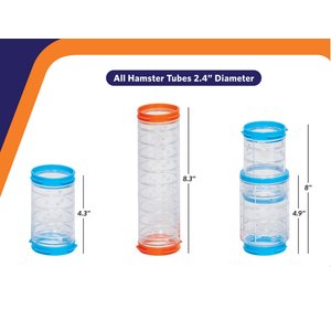 MidWest Homes for Pets Straight Hamster Tube Value Pack