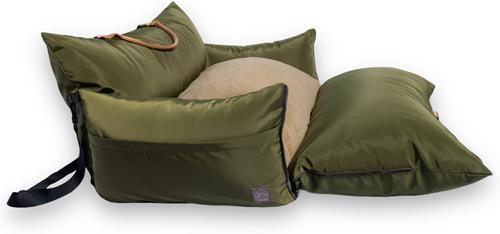 Show full view: INSTACHEW YOKO Bolster Dog & Cat Travel Bed, Army, X-Large slide 3 of 4