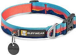 Ruffwear Crag Dog Collar, Sunset, 20 to 26-in neck