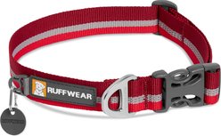 Ruffwear Knot-a-Hibiscus Pink Dog Collar, 20 to 26-in neck, 1/3-in wide