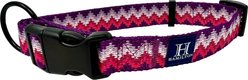Hamilton Nylon Weave Standard Dog Collar, Purple, Small/Medium: 12 to 18-in neck, 5/8-in wide