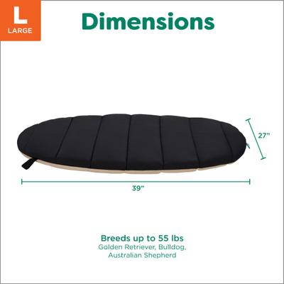 Show full view: FurHaven Trail Pup Packable Dog Bed, Large, Black & Tan slide 9 of 10