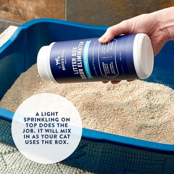 Show full view: Rocco & Roxie Supply Co. Litter Box Cat Odor Eliminator, 12-fl oz bottle slide 7 of 10