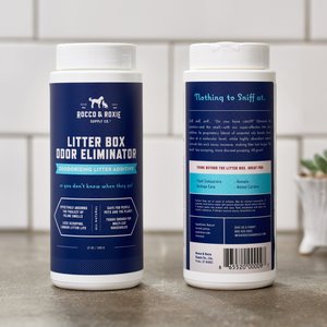 Rocco & Roxie Supply Co. Litter Box Cat Odor Eliminator, 12-fl oz bottle