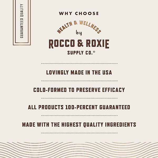 Show full view: Rocco & Roxie Supply Co. Duck Flavored Chew Lawn Protection Supplement for Dogs, 90 count slide 8 of 11