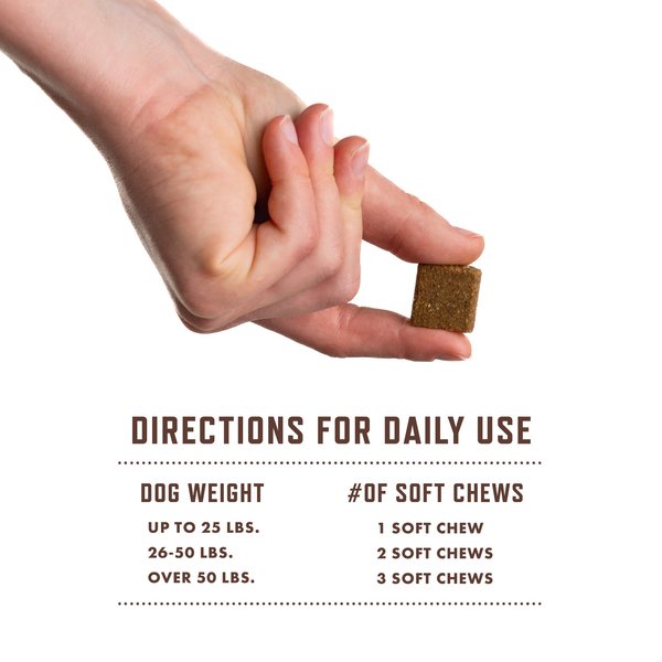 Show full view: Rocco & Roxie Supply Co. Duck Flavored Chew Lawn Protection Supplement for Dogs, 90 count slide 7 of 11