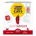 Tidy Cats Lightweight 24/7 Scented Clumping Clay Cat Litter, 17-lb box