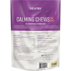 Sentry Calming Chews Supplement for Cats, 4-oz bag