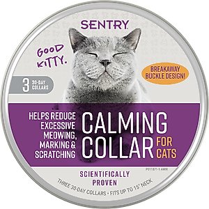 Sentry Good Behavior Calming Collar for Cats, up to 15-in neck, 3 count