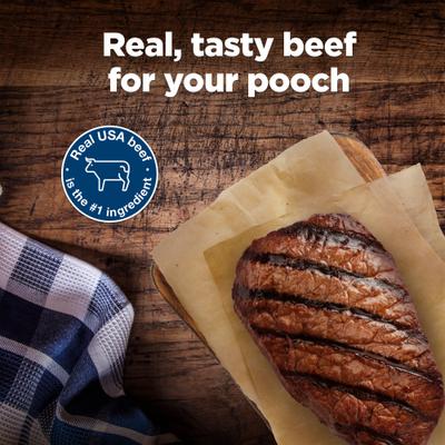 Show full view: Blue Buffalo Nudges Jerky Cuts Beef Dog Treats, 16-oz bag slide 4 of 10