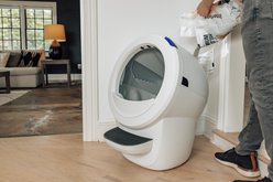 Whisker Litter-Robot 4 LitterHopper Cat Litter Refill System, White slide 2 of 5