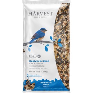 Harvest Seed & Supply Mealworm Corn Free Wild Bird Food, 10-lb bag