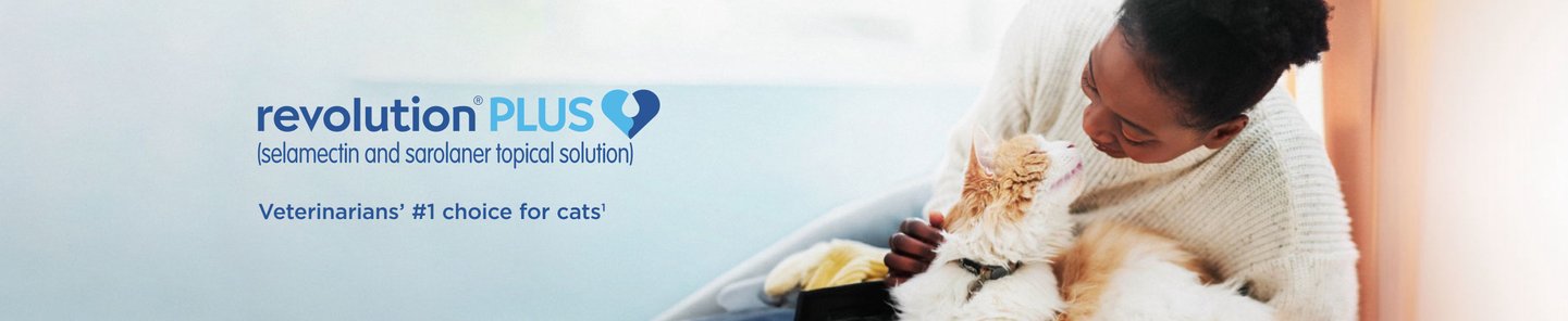 Revolution Plus (elamectin and sarolaner topical solution). Veterinarians' #1 choice for cats