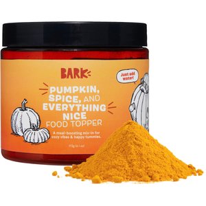 BARK Pumpkin Spice Digestive Broth Powder Dog Food Topper, 6.1-oz jar