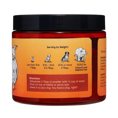 Show full view: BARK Pumpkin Spice Digestive Broth Powder Dog Food Topper, 6.1-oz jar slide 4 of 10