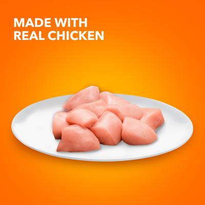 Show full view: Iams Perfect Portions Healthy Kitten Chicken Recipe Grain-Free Cuts in Gravy Wet Cat Food Trays, 2.6-oz, case of 24 twin-packs slide 5 of 12