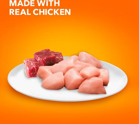 Show full view: Iams Proactive Health Healthy Enjoyment Immune Support Chicken & Beef Adult Dry Cat Food, 6-lb bag slide 5 of 10