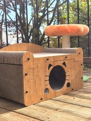One for Pets Bunk Bed Cat Scratcher slide 2 of 9