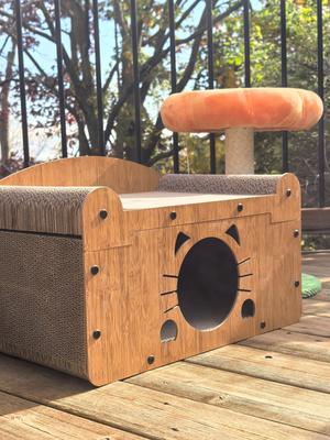 Show full view: One for Pets Bunk Bed Cat Scratcher slide 9 of 10