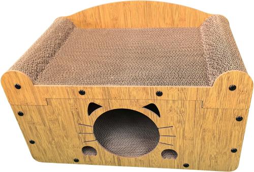 Show full view: One for Pets Bunk Bed Cat Scratcher slide 2 of 10