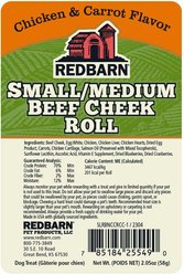 Redbarn Glazed Beef Cheek Roll Dog Chew, Small/Medium slide 2 of 9