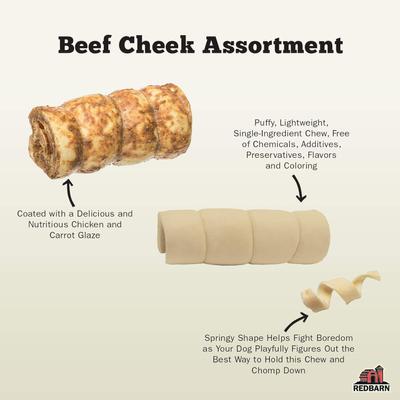 Show full view: Redbarn Beef Cheek Roll Dog Chew, Small/Medium slide 5 of 12