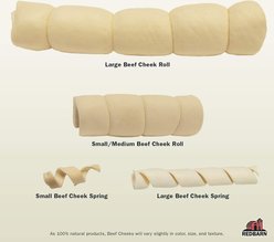 Redbarn Pet Products All-Natural Chicken & Carrot Glazed Beef Cheek Rolls Dog Chew Treat, Large, 4 count slide 2 of 8