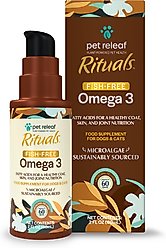 Pet Releaf Rituals Omega 3 Algae Liquid Skin & Coat Supplement for Dogs & Cats, 2-oz jar