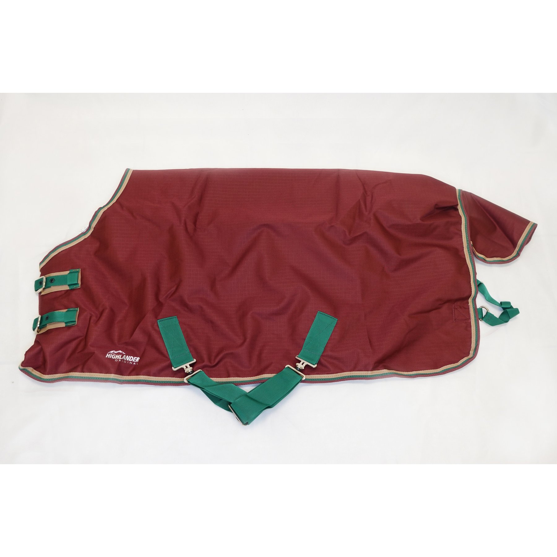 Shires Equestrian Products Highlander Original 200g Mini Horse Turnout Blanket, Maroon, 42-in