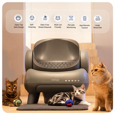 Show full view: Neakasa M1 Open Top Self-Cleaning Cat Litter Box slide 2 of 11