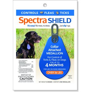 SpectraShield Large Dog Flea & Tick Medallion, 1 count