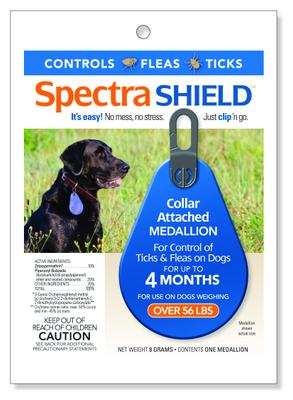 Show full view: SpectraShield Large Dog Flea & Tick Medallion, 1 count slide 1 of 1