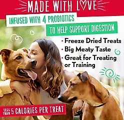 Charlee Bear Meaty Bites Beef Liver & Sweet Potatoes Grain-Free Freeze-Dried Dog Treats, 2.25-oz bag slide 2 of 8