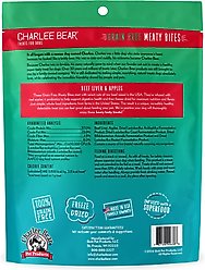 Charlee Bear Meaty Bites Beef Liver & Apples Grain-Free Freeze-Dried Dog Treats, 2.25-oz bag slide 2 of 8