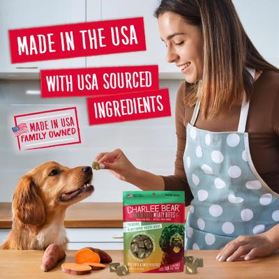 Show full view: Charlee Bear Meaty Bites Beef Liver & Sweet Potatoes Grain-Free Freeze-Dried Dog Treats, 2.25-oz bag slide 5 of 10