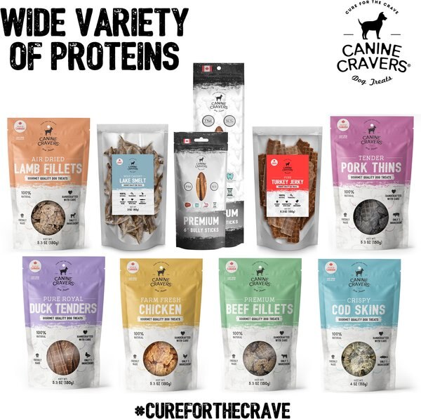 Nom Nom Chicken & Cranberry Wafers Dehydrated Dog Treats, 7-oz pouch