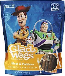Disney Glad Wags Meat & Potatoes Flavor Grain-Free Dog Treats, 12-oz bag