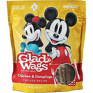 Disney Glad Wags Chicken & Dumplings Flavor Grain-Free Dog Treats, 12-oz bag