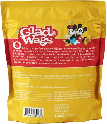 Show full view: Disney Glad Wags Chicken & Dumplings Flavor Grain-Free Dog Treats, 12-oz bag slide 3 of 6