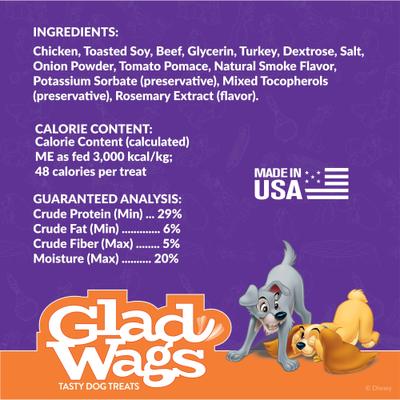 Show full view: Disney Glad Wags Spaghetti & Meatballs Flavor Grain-Free Dog Treats, 12-oz bag slide 4 of 6