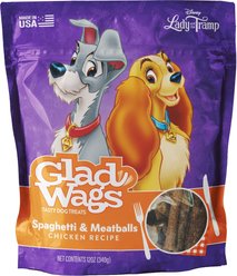 Disney Glad Wags Spaghetti & Meatballs Flavor Grain-Free Dog Treats, 12-oz bag