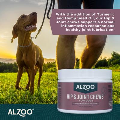 Show full view: ALZOO Hip & Joint Soft Chews Supplement for Dogs, 90 count slide 7 of 10