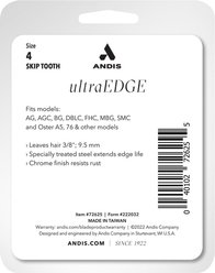 Andis 4 Skip Tooth UltraEdge Dog & Cat Clipper Blade Set, 9.5 mm slide 2 of 3